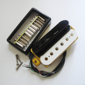 Wickelkit - Humbucker Zebra - Schwarz/weiß - Typ open-Cover black - Alnico