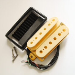 Wickelkit - Humbucker/creme - Typ open-Cover black - Keramik