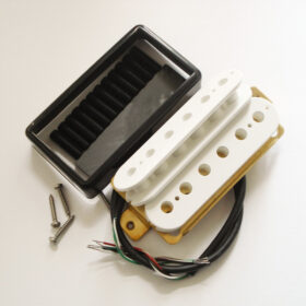Wickelkit - Humbucker/weiß - Typ open-Cover black - Keramik