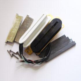 Wickelkit -Blade Humbucker - Opencoil schwarz/weiß - Nickel