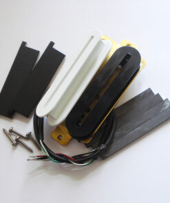 Wickelkit -Blade Humbucker - Opencoil schwarz/weiß - schwarz
