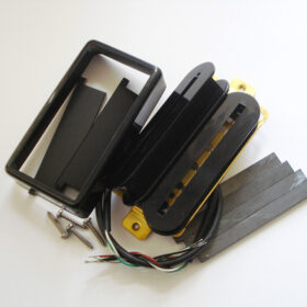 Wickelkit -Blade Humbucker - Opencoil schwarz / schwarz - open Cover black