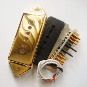 Wickelkit - Singlecoil - Typ P90 - Dog Ear Nickel/Silver gold Neck