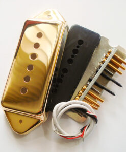 Wickelkit - Singlecoil - Typ P90 - Dog Ear Nickel/Silver gold Bridge