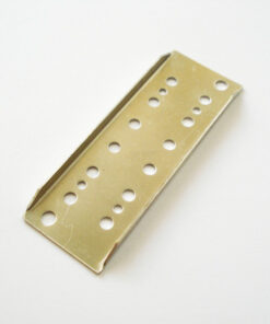 Unterboden 12 Hole - Mini Humbucker Baseplate - 50ér - Nickel/Silver