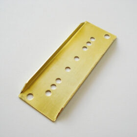 Unterboden P-90 - 6 Hole - Mini Humbucker Baseplate - 50ér - Brass