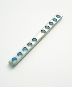 Abstandhalter / 10 Hole Keeper Bar 48ér - Humbucker-Poleschrauben - Stahl verzinkt