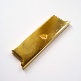 Pole Piece - Blade - Stahl-Klinge gold