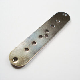 Unterboden / Baseplate Stahl / vernickelt - Typ Strat