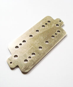 Unterboden - Slanted - Humbucker Baseplate (R) Bridge/Rear - 52 mm Nickel/Silver