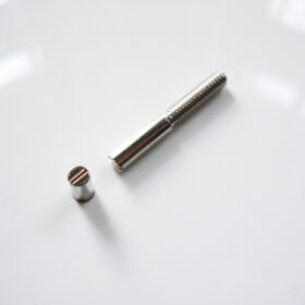 Pole Piece Schraube / Mini Humbucker long - nickel - US