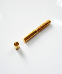 Pole Piece Schraube / Mini Humbucker long - gold - US