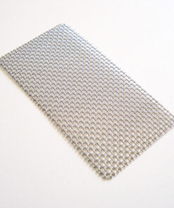 Pickupeinleger / Gittergewebe - Mesh chrom