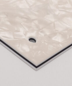 Pickguard Rohling - pearl weiß