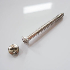 Halsbefestigungsschraube - nickel - 45mm