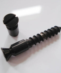 Tremolo Lagerbolzen / Holzschraube - Schaller (Set) schwarz