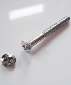 Halsbefestigungsschraube - chrom - 38mm