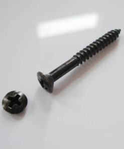 Halsbefestigungsschraube - schwarz - 38mm