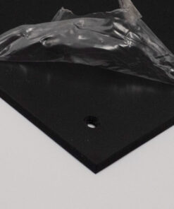 Pickguard Rohling - schwarz matt einlagig