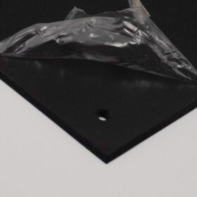 Pickguard Rohling - schwarz matt einlagig