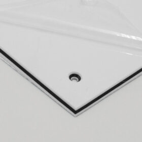 Pickguard Rohling - weiß dreilagig