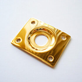 Economy Buchsenplatte gebogen - gold