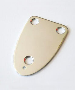 Halsplatte - F-Style - Typ Bass - chrom