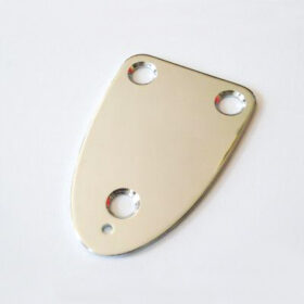 Halsplatte - F-Style - Typ Bass - chrom
