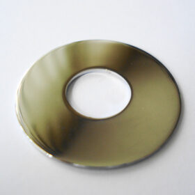 Treble / Rhythm Unterleger - Metall chrom