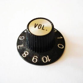 Potiknopf Vintage - Volume - silber