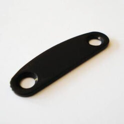 Halsplatte small - schwarz
