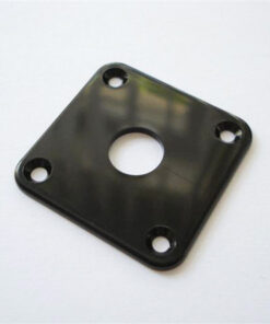 Buchsenblech PVC quadratisch - schwarz