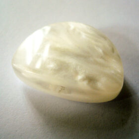 Mechanikkopf - Flügel Niere - Set - perloid weiß