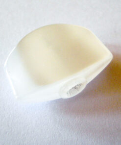 Mechanikkopf - Flügel Standard - perloid weiß
