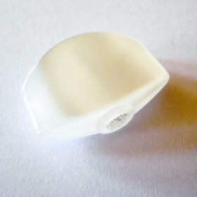 Mechanikkopf - Flügel Standard - perloid weiß