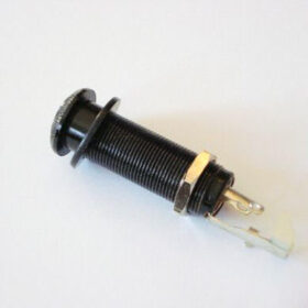 Zargenbuchse Classic - Stereo - schwarz