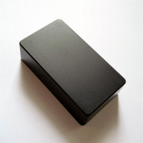 Pickupkappe - Humbucker geschlossen - PVC - schwarz