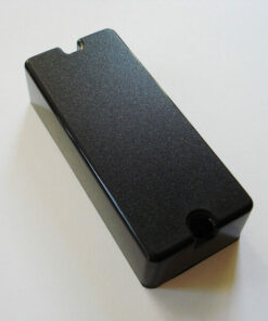 Pickupkappe Typ Soapbar - 4-Saiter - HB | EMG Style - Bridge/Neckposition - geschlossen - schwarz