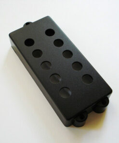 Pickupkappe MM Style 62mm - 5 String mit Polelöcher - PVC schwarz