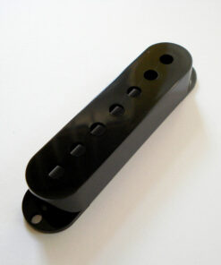 Pickupkappe Typ SC-Gitarre - 7-Saiter - Bridge/ Middle/Neckposition - mit Pole - schwarz