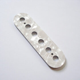 MGH Pickup-Blende - Bobbin Top - Singlecoil - pearl weiß