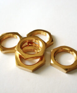 Klinkenbuchse Mutter - gold