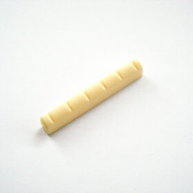 Gitarrensattel - Klassik 4 - weiß