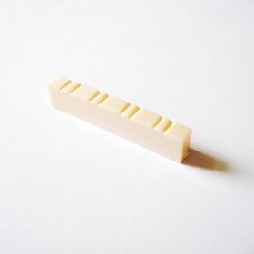 Mandolinensattel - 8-Saiter - weiß