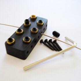 Gitarren-Klemmsattel - Typ Headless 7-String - Ebony