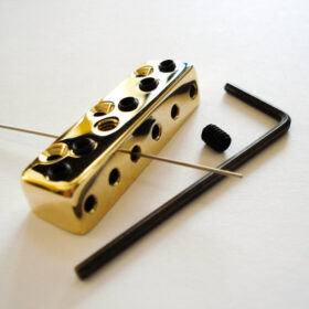 Gitarren-Klemmsattel - Typ Headless 6-String - brass