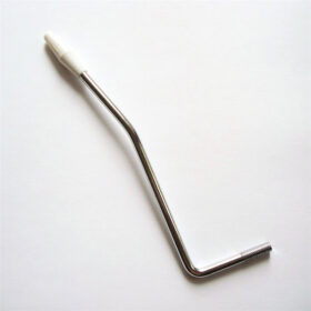 Tremoloarm - M5 - zum Schrauben - chrom - weiße Kappe