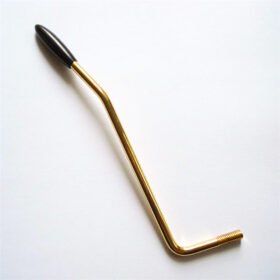 Tremoloarm - M5 - zum Schrauben - gold - schwarze Kappe