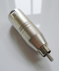 Adapter - XLR male - Cinch male