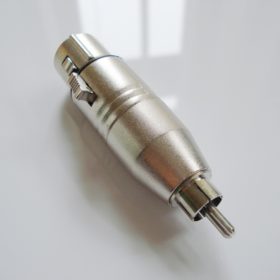 Adapter - XLR female - Cinch male